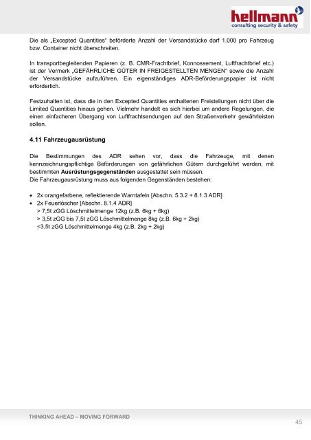 Gefahrgut Informationsmappe ADR/GGVSEB - Hellmann Worldwide ...