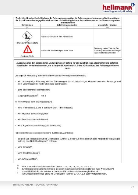 Gefahrgut Informationsmappe ADR/GGVSEB - Hellmann Worldwide ...