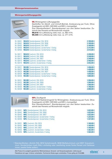 Fachhandels-Preisliste 2/08