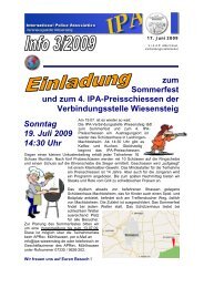 zum Sommerfest und zum 4. IPA-Preisschiessen ... - IPA Wiesensteig