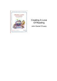 Creating A Love Of Reading - National Adult Literacy Database
