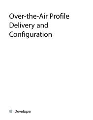 Over-the-Air Profile Delivery and Configuration - Apple Developer