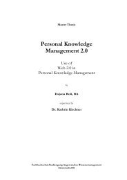 Personal Knowledge Management 2.0 - IT-Services