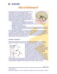 Wat is Parkinson? - De Haere