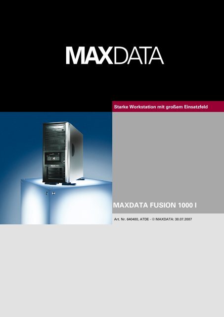 MAXDATA FUSION 1000 I