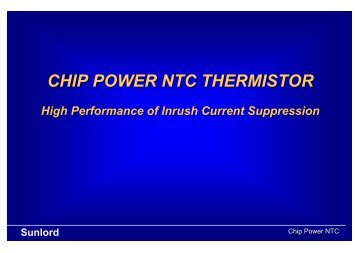 CHIP POWER NTC THERMISTOR