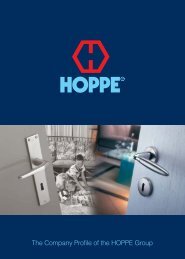 U-Profil 06_GB-Stand27.02.06.pmd - HOPPE (UK) Ltd