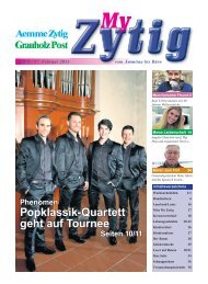 Popklassik-Quartett geht auf Tournee - Aemme Zytig