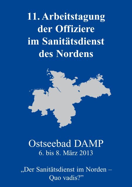 11. Arbeitstagung der Offiziere im Sanitätsdienst des Nordens ...