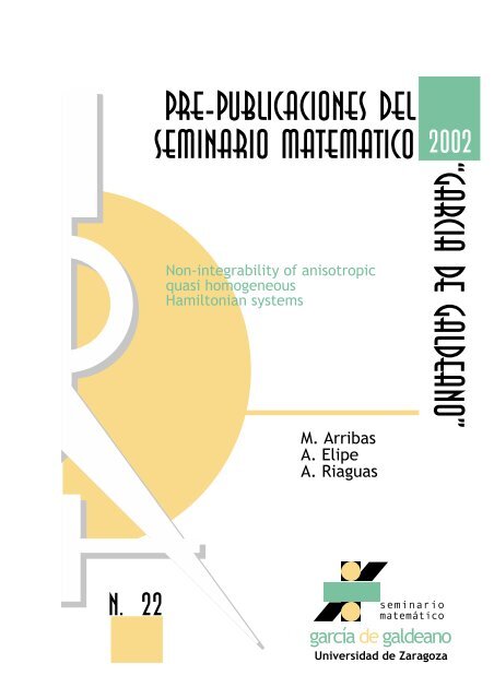 Non-integrability of anisotropic quasi homogeneous Hamiltonian ...