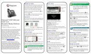Polycom VVX 300 and 310 Quick User Guide