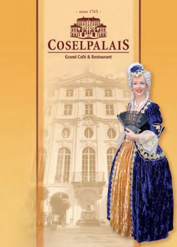 Speisekarte - Coselpalais