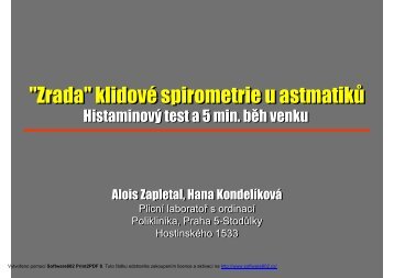 Spirometrie, křivka průtok-objem, srovnání pre a post - Webnode