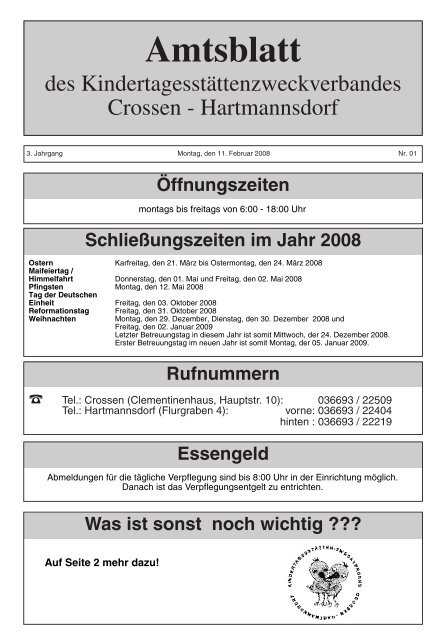 Amtsblatt Crossen An Der Elster