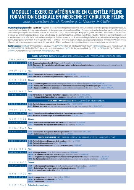Module 1 Exercice Veterinaire En Clientele Feline Formation Afvac