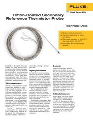 Teflon-Coated Secondary Reference Thermistor Probe