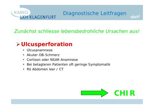 Der atraumatische Thoraxschmerz in der Notfallmedizin