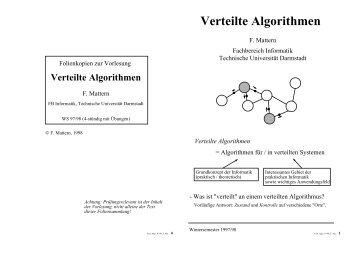 Verteilte Algorithmen - courses