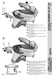 a cd b gilera runner 50 sp '97 kit top case - Shad