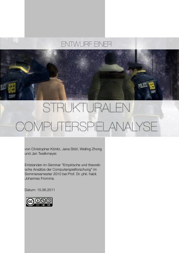 STRUKTURALEN COMPUTERSPIELANALYSE