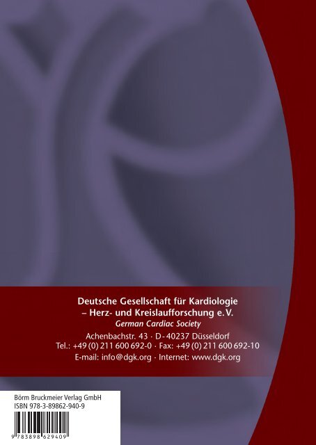 Download als PDF - Leitlinien - Deutsche Gesellschaft für Kardiologie