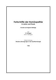 Fortschritte der Homöopathie - Kathrin-von-basse.de