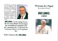 Ihr Kandidat für den Bezirkstag, 3' Claus Lück ... - Die Linke. Bayern