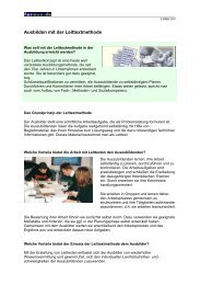 Motivation in der Ausbildung durch neue Lernkonzepte - foraus.de