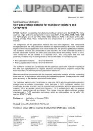 PCN New passivation material for multilayer varistors and ... - TTI Inc.