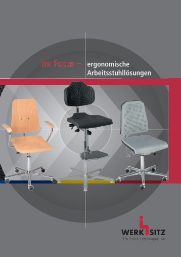ergonomische Arbeitsstuhllösungen - Werksitz GmbH