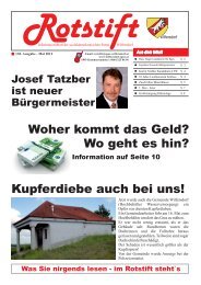 Kupferdiebe auch bei uns! Woher kommt das Geld ... - SPÖ Wilfersdorf