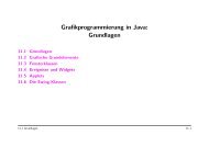 Grafikprogrammierung in Java