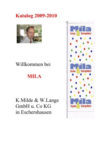 Impression catalogue - MILA Farbe