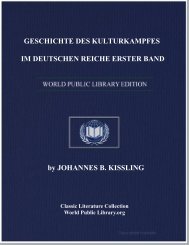 geschichte des kulturkampfes im deutschen reiche erster band