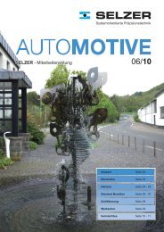 SELZER Mitarbeiterzeitung AUTOMOTIVE 06-2010