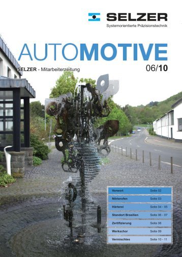 SELZER Mitarbeiterzeitung AUTOMOTIVE 06-2010