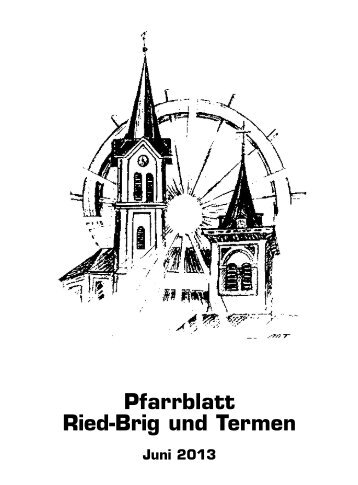 Pfarrblatt Ried-Brig und Termen - Pfarrei Termen