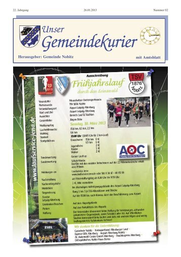 26.01.2013 - Gemeinde Nobitz