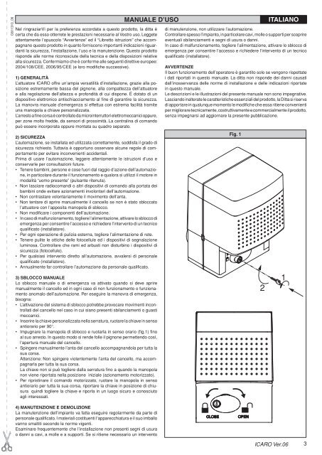 Manual de Instrucciones - BFT