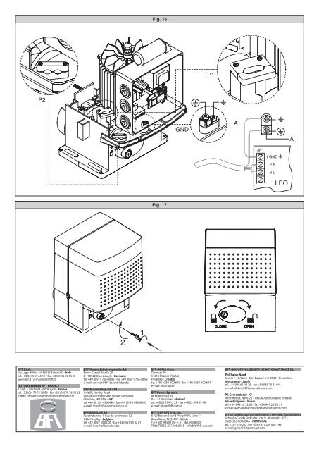 Manual de Instrucciones - BFT