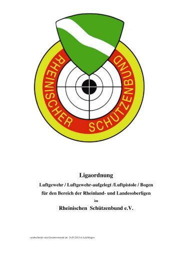 Rheinlandliga-Ordnung des RSB - Ohligser SG