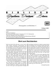 2.Timotheus3,14-17 - Bibelbund