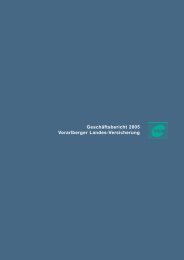 Geschäftsbericht 2005 Vorarlberger Landes-Versicherung