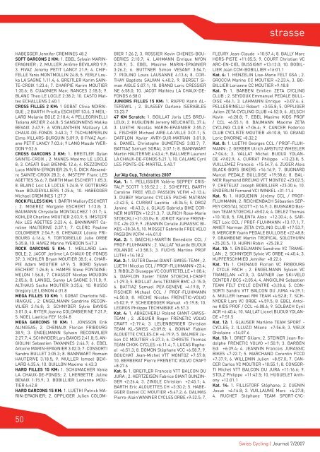 Swiss Cycling Journal 07/2007