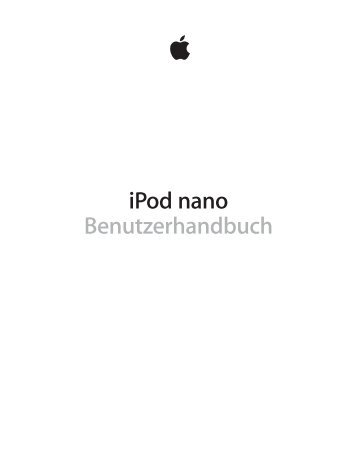 iPod nano Benutzerhandbuch - Support - Apple