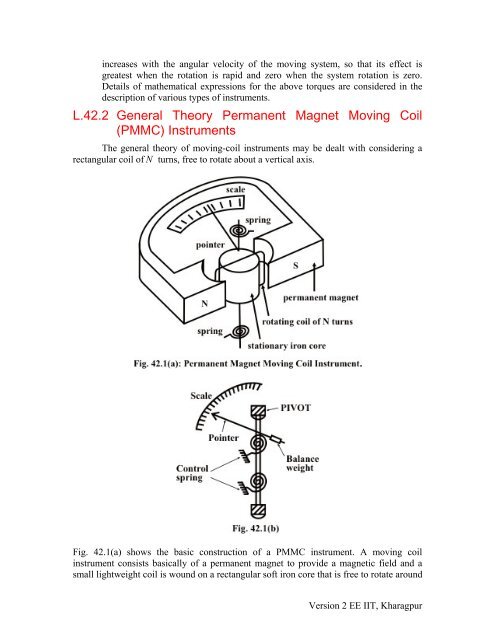 Lesson-42: Study of DC-AC Measuring Instruments - nptel