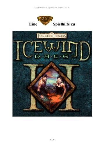 Icewind Dale 2 Guide als PDF - RPGuides