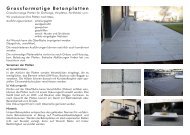 Grossformatige Betonplatten