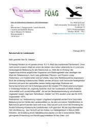 Wald-Resolution - AG Geobotanik in Schleswig-Holstein und ...