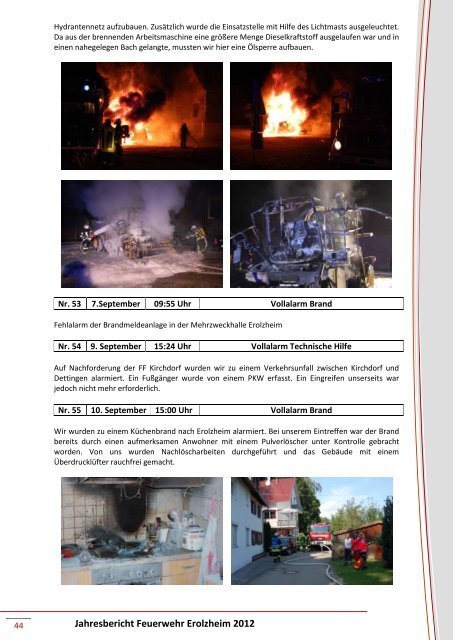 Jahresbericht FF Erolzheim 2012 ist online... - Freiwillige Feuerwehr ...